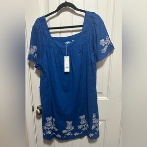 Draper James Maren Shift Dress in Cobalt blue